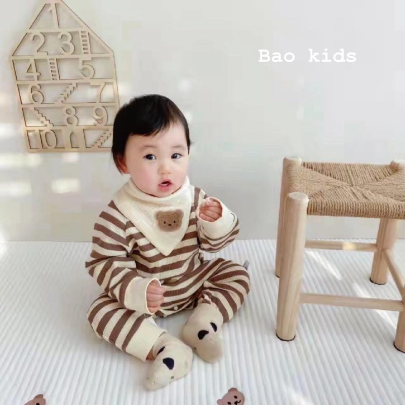 Yếm Gấu 4 lớp cho bé . Chất siêu đẹp.