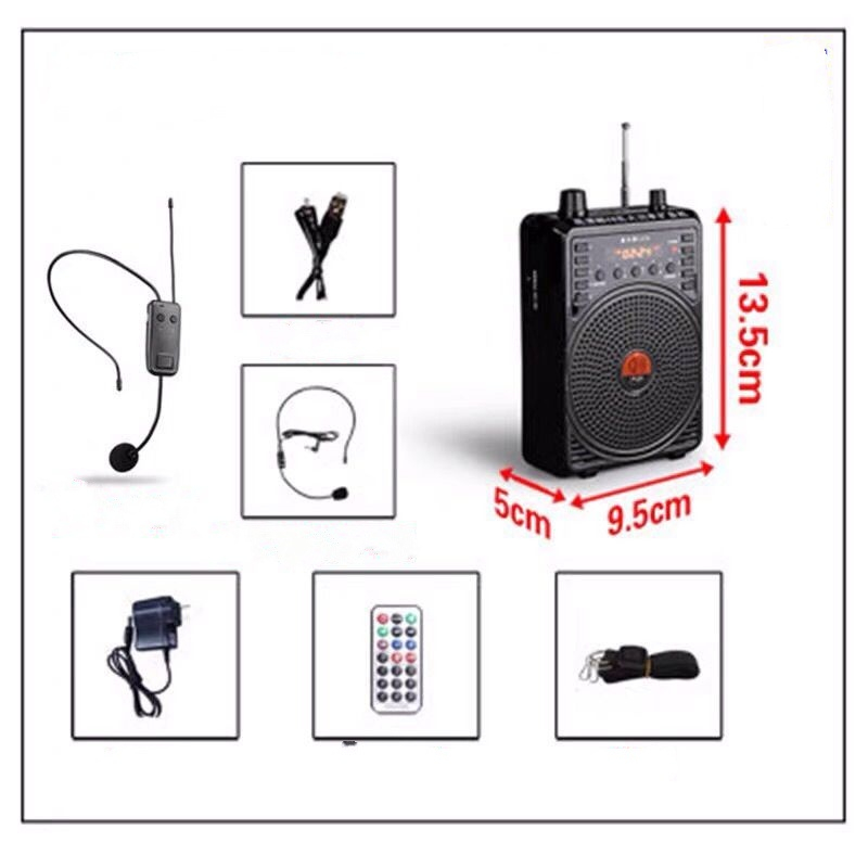 Máy trợ giảng E388 có micro không dây