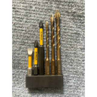  Bộ mũi khoan đa năng mix  bộ vít xịn sò - Khoan đá gạch gỗ tường mũi vít PH2 tiêu chuẩn đầu bắn tôn 8mm 