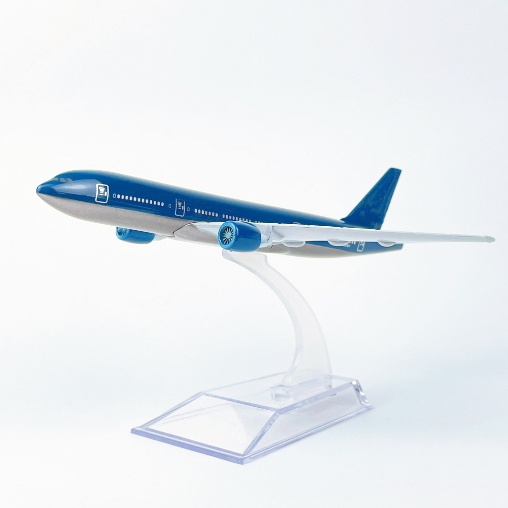 Mô hình máy bay VN Boing 787 bằng kim loại có đế trưng bày dài 16cm và 20cm