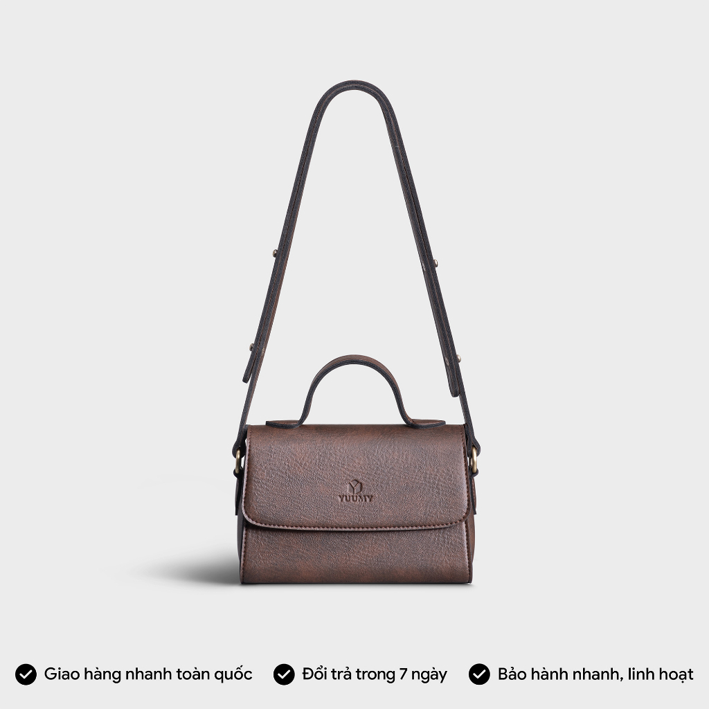 Túi đeo chéo da cao cấp nữ mini thời trang YUUMY YN179 nhiều màu