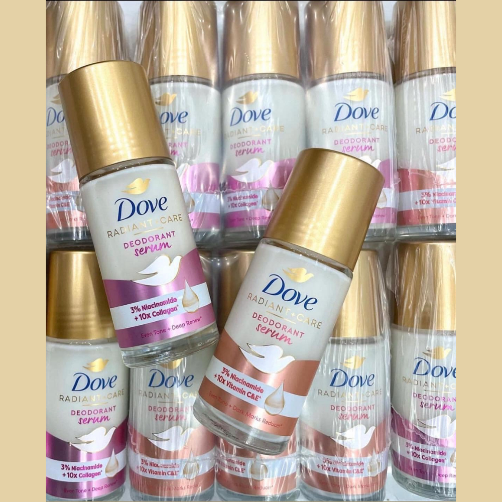Lăn Khử Mùi Dove Tinh Chất Serum 3% Niacinamide Collagen Vitamin C E