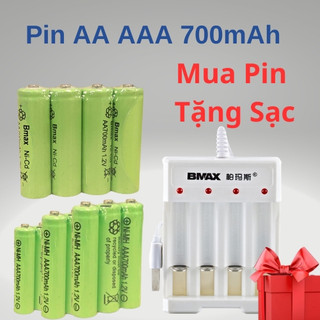 Pin sạc aaa, pin đũa ni mh 700mah dung lượng cao sạc lại được