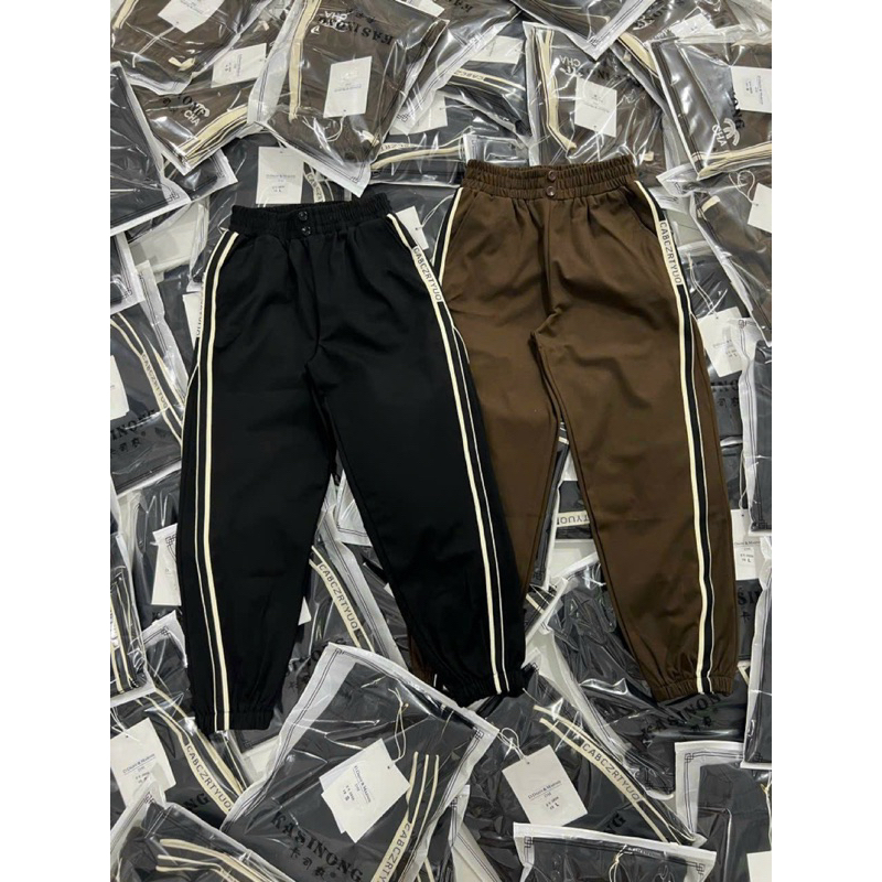 Quần bagggy umi phối viền cạp chun siêu tôn dáng mã 138