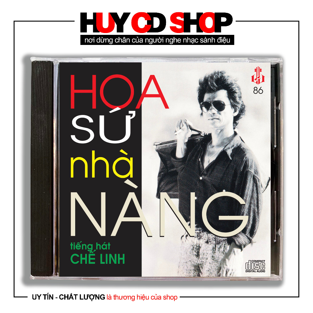 Đĩa CD Chế Linh Hoa sứ nhà nàng Nhạc vàng trữ tình Bolero Đĩa lòng trắng Chất Lượng cao HUY CD SHOP