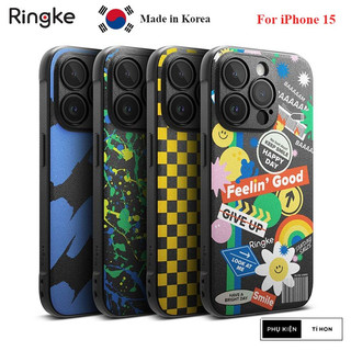 Ốp lưng iphone 15 pro max/ 15 pro/ 15 plus ringke onyx