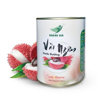 Vải ngâm nước đường hoàng gia lon 565g - nguyên liệu pha chế