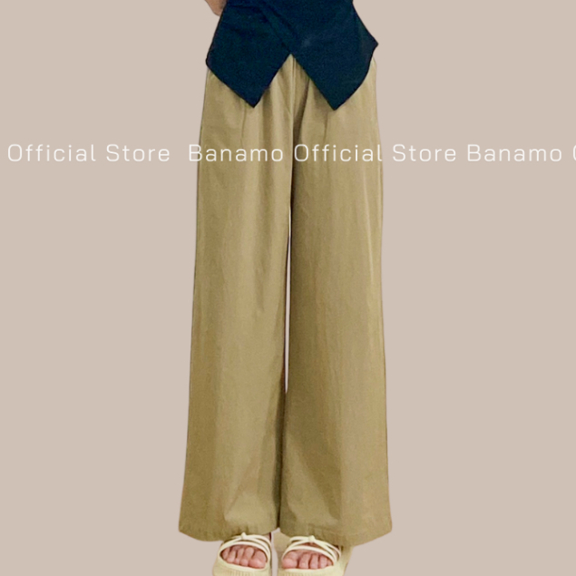 Quần Ống Rộng Cạp Chun Mát Lạnh Mùa Hè By.camcam, Quần vải nữ phong cách thanh lịch có thể mặc đi làm đi chơi | BigBuy360 - bigbuy360.vn