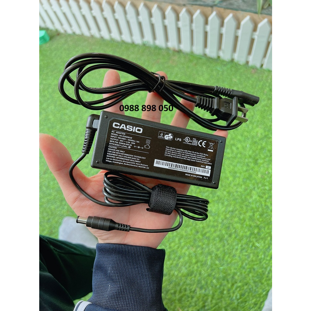 Adapter nguồn đàn cho casio PX850 PX830 PX850BK PX860 PX870 24V 2.5A