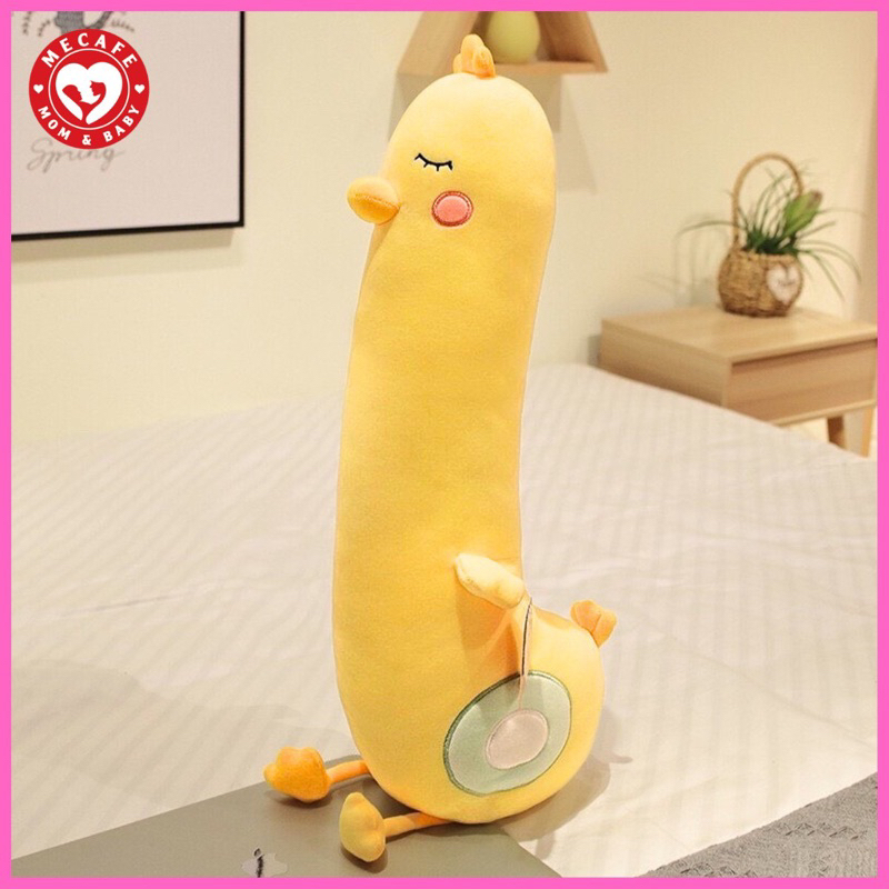 Gấu Bông Gối ôm cho bé mềm mịn hình Gà 45cm
