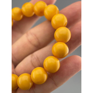 Vòng tay hổ phách mật lạp tự nhiên size 11,8mm