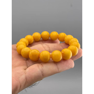 Vòng tay hổ phách mật lạp tự nhiên size 11,8mm