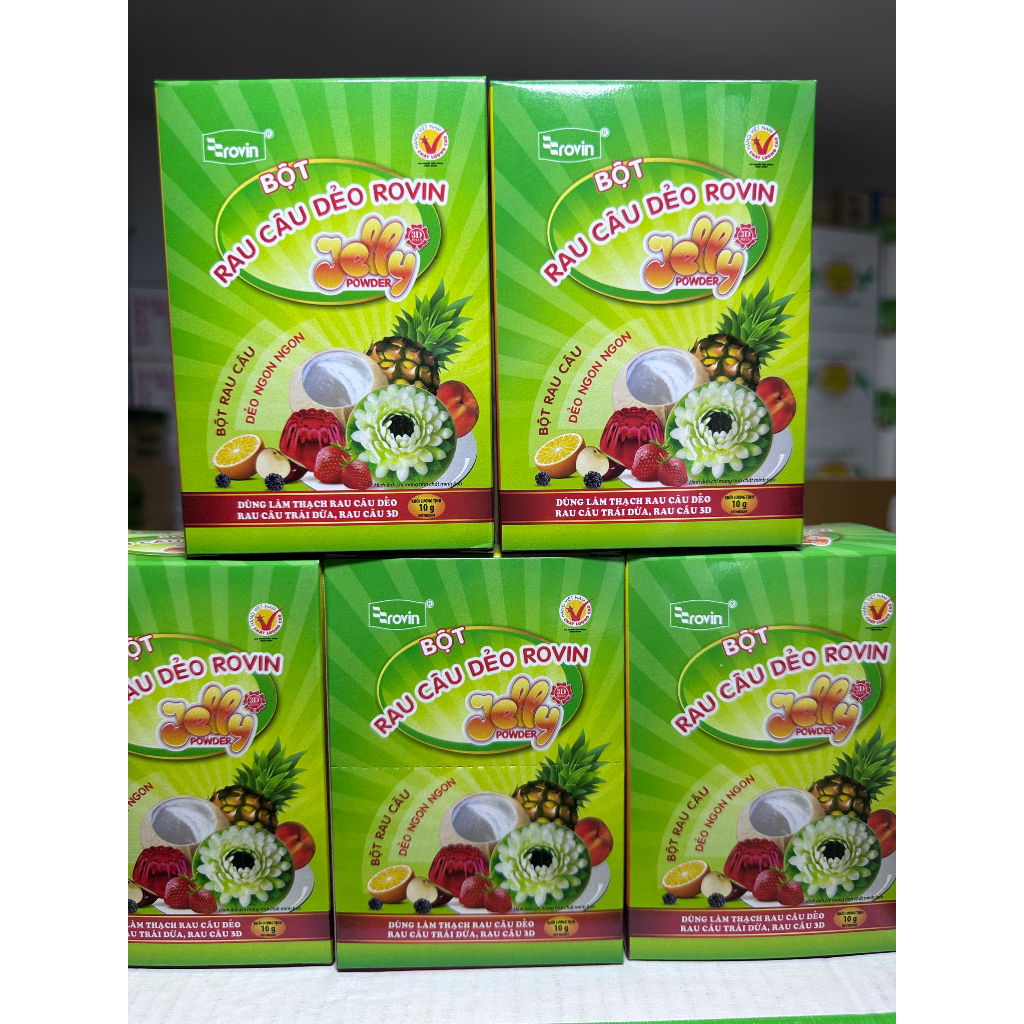 Bột Rau Câu Dẻo Hoàng Yến 1 Hộp 120g