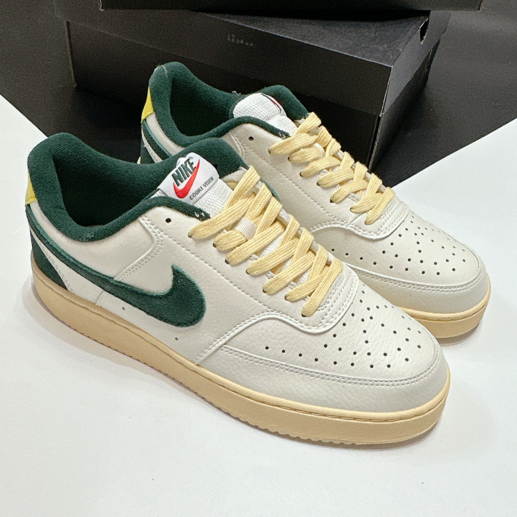 Giày Nike Court Vision Low Sail Pro Green Yellow