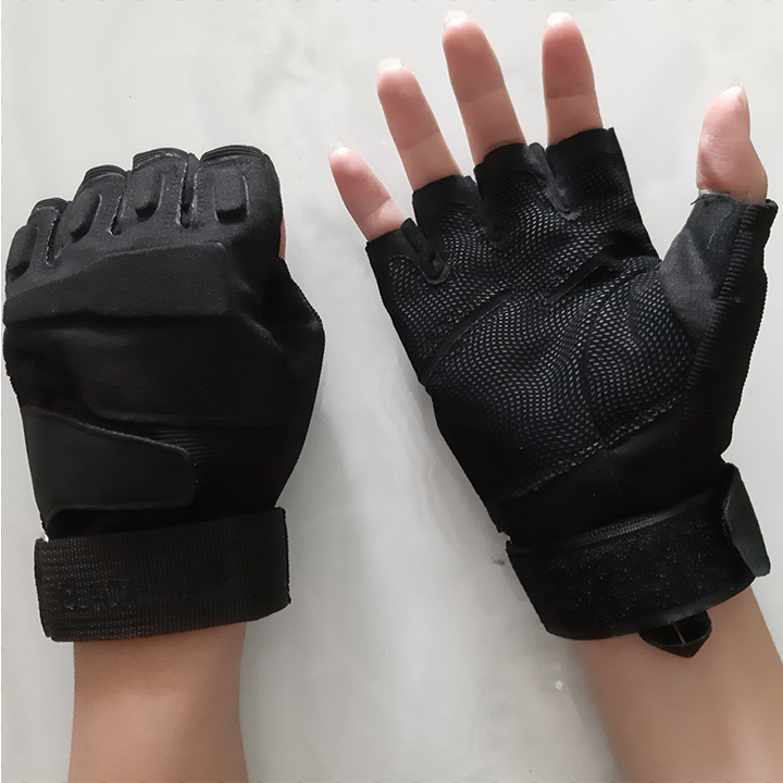 Găng Tay Phượt Black EAGLE/BlackHawk Dài Ngón,&CỤT NGÓN  Găng Tay Bảo Hộ Xe Máy