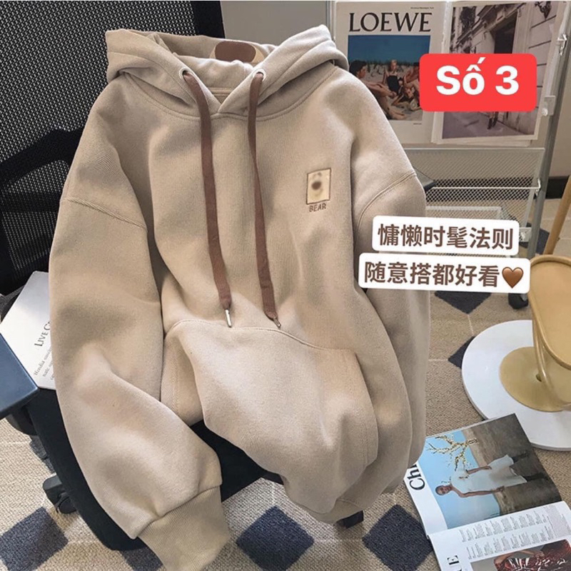 Áo Hoodies nỉ có mũ hàng QC