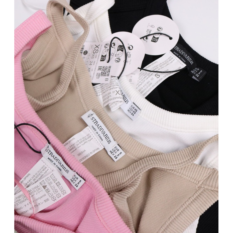 Áo 2 dây thun gân Stra’divari’us