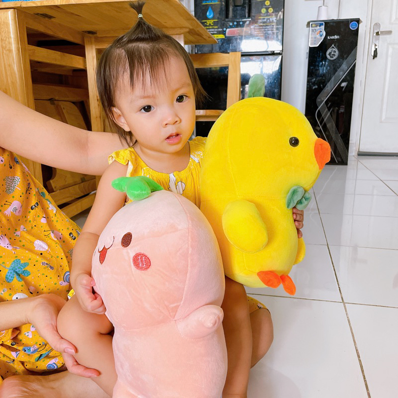 Gấu bông /thú nhồi bông mini hình hình con vịt 35cm