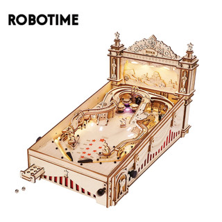  Robotime mô hình bằng gỗ tự lắp ráp ROKR 3D Pinball Machine 3D Wooden Puzzle EG01 Quà tặng ý nghĩa 