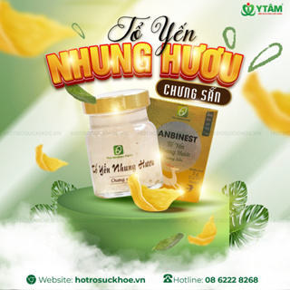 Lốc 6 Hộp Tổ Yến Nhung Hươu Chưng Sẵn Anbinest The Moshav Farm