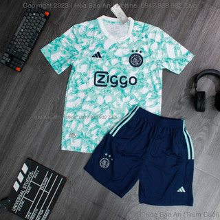 Quần Áo Đá Bóng Ajax Đen 2021_Mẫu Áo Đấu Hot, Giá Tốt 2021-2022 phom 43-90kg