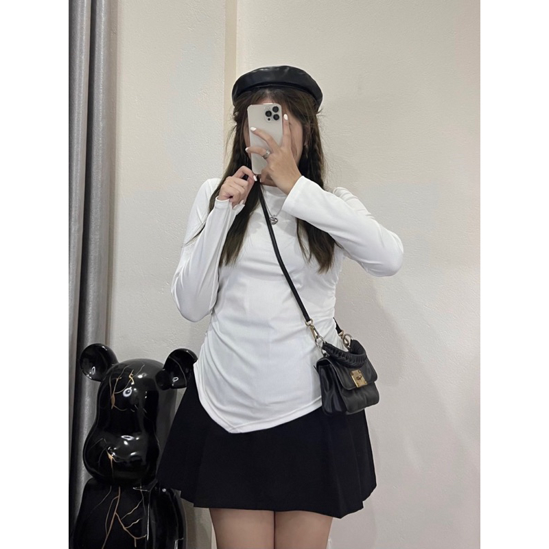 Áo Nhún Eo Vạt V Cực Hack Eo AT39