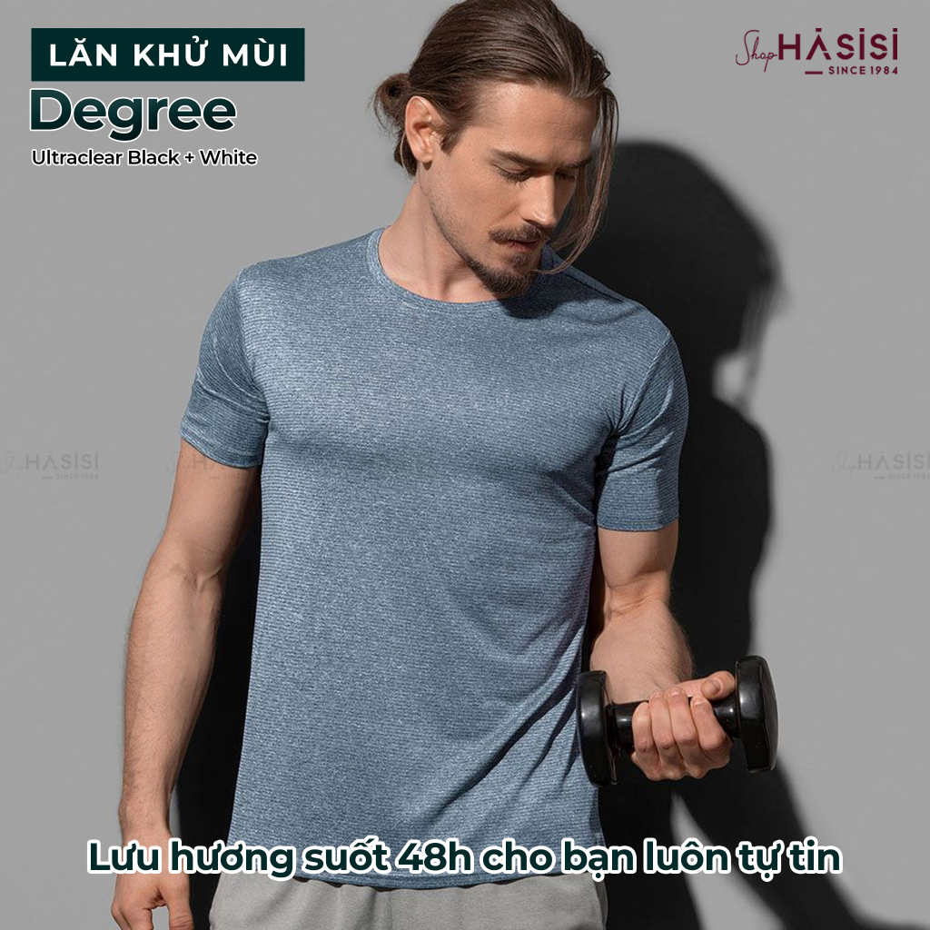 Lăn Khử Mùi  DEGREE - Men Motion sense Ultraclear Black + White 76g