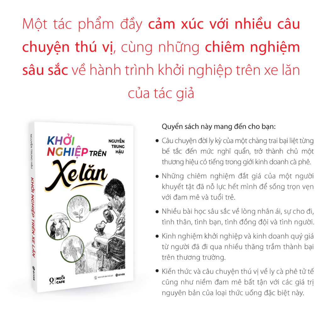 Sách - Khởi Nghiệp Trên Xe Lăn - Nguyễn Trung Hậu