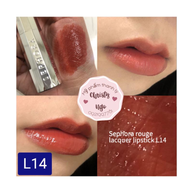 SON DƯỠNG ẨM SEPHORA LACQUER ROUGE L14 VISIONARY