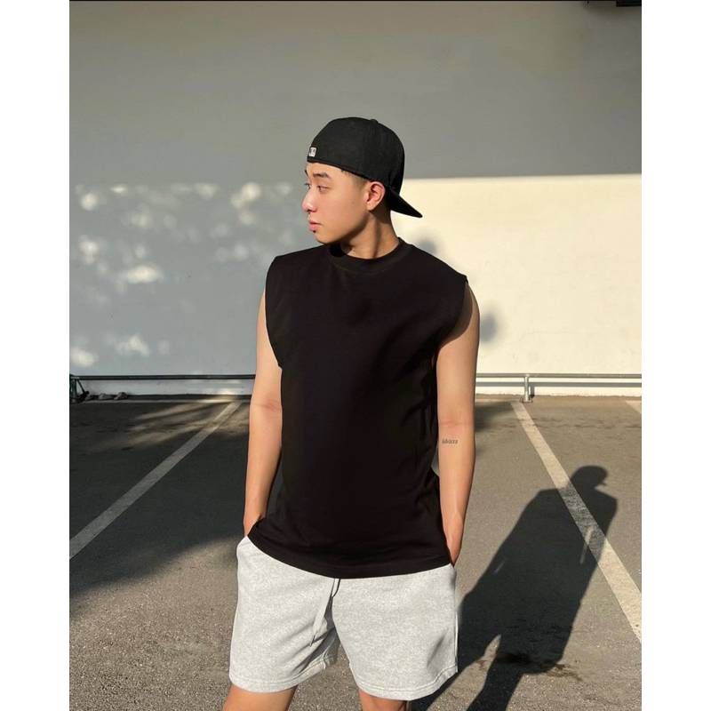 Áo Tanktop trơn Layer Unisex