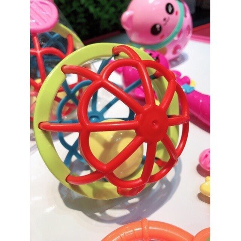 Bộ đồ chơi xúc xắc 7 món hình thú phát tiếng kêu vui nhộn kích thích vận động