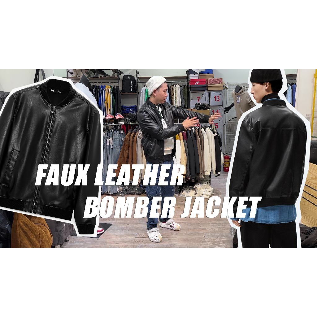 Áo Khoác Da Dáng Bomber - 2023AK94