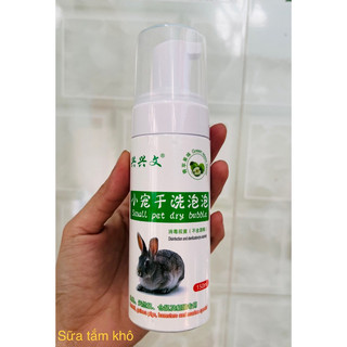 Sữa tắm khô - phấn tắm cho hamsrer, thỏ, sóc