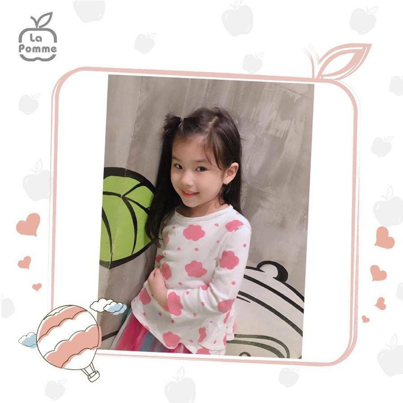 LA POMME Áo dài cho bé hãng La pomme