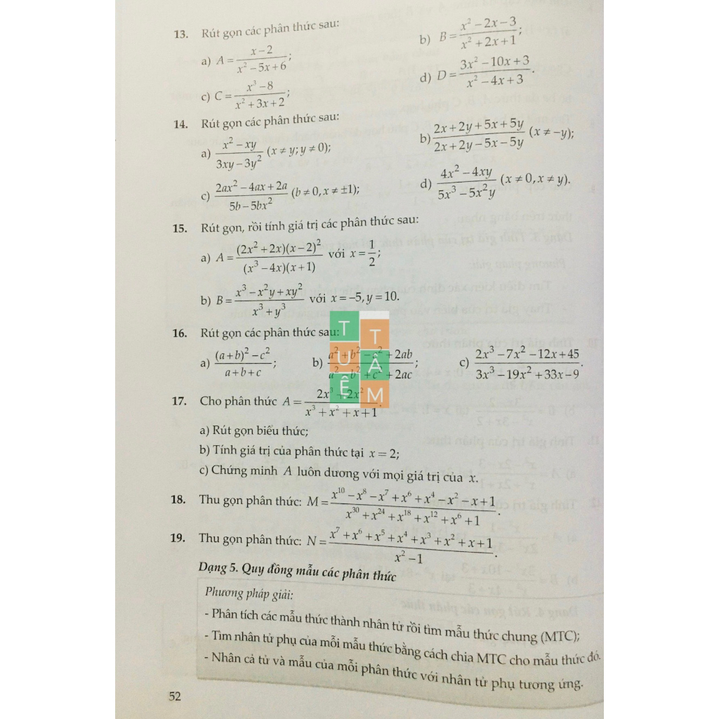 Sách - Ôn luyện cơ bản và nâng cao Toán 8