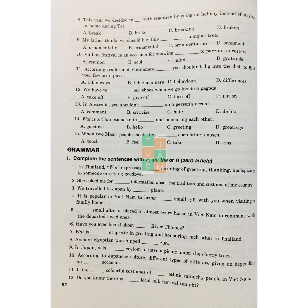 Sách - Bài tập phát triển năng lực Tiếng Anh 8