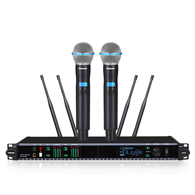 Shuer/AD4D microphone wireless,micro không dây cao cấp,micro hát karaoke không dây chống hú