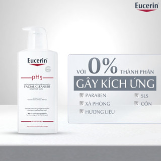 Eucerin - Sữa Rửa Mặt cho da nhạy cảm Eucerin PH5 Facial Cleanser Sensitive Skin