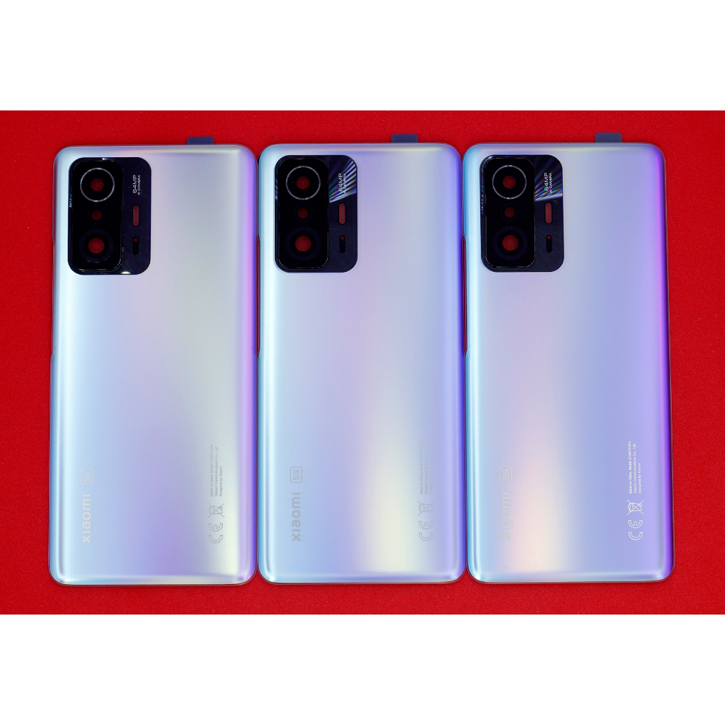 Nắp lưng Xiaomi Mi 11t 5G kèm vành kính camera nhiều màu zin new