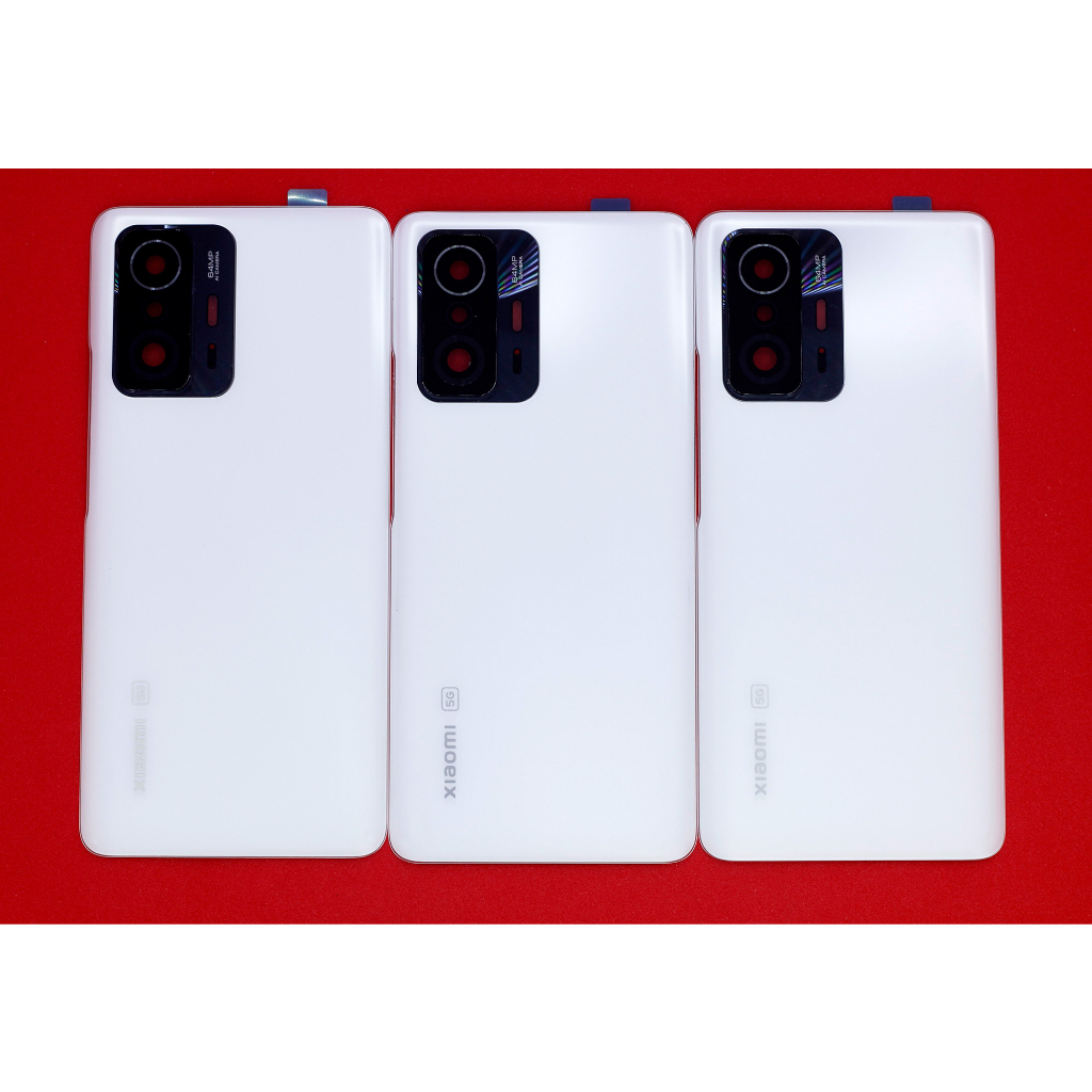 Nắp lưng Xiaomi Mi 11t 5G kèm vành kính camera nhiều màu zin new