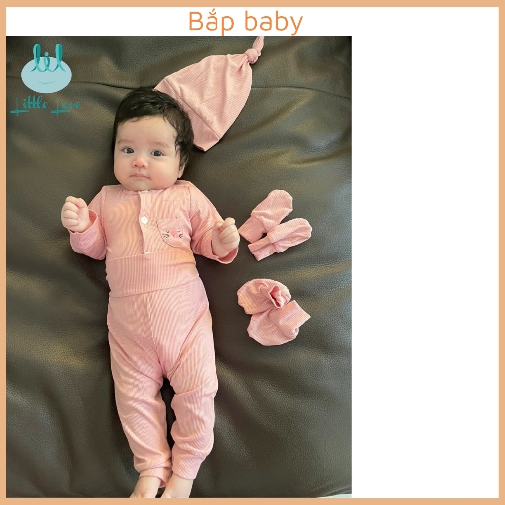 Bộ sơ sinh cạp cao Lil