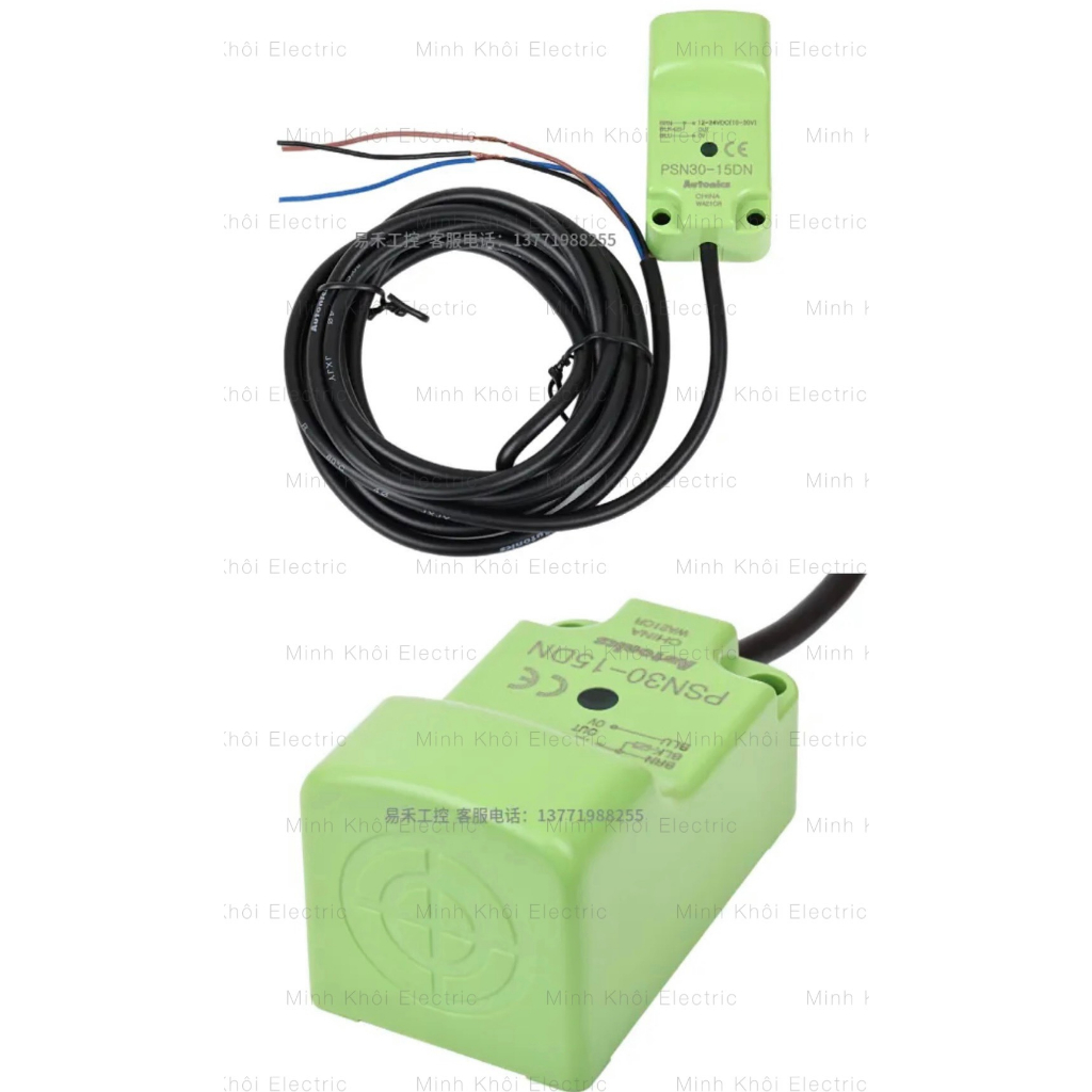 Cảm biến tiệm cận Autonic PS30-15DN,cảm biến kim loại tiệm cận, cảm biến quang PS17-8DN,cảm biến từ Autonic,cảm biến