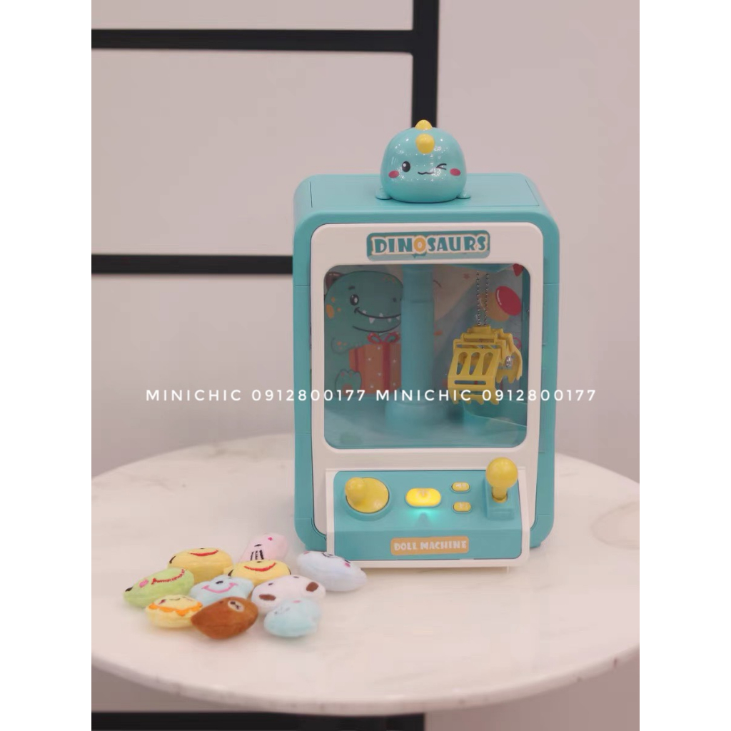 Máy gắp thú cỡ bé hình Khủng Long, Vịt Và Mèo