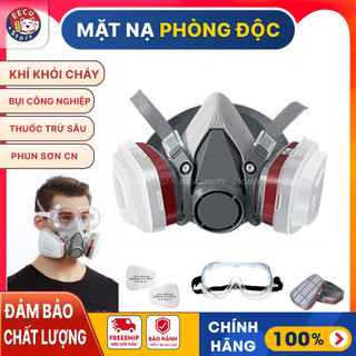 Mặt nạ chống độc, phòng khói cháy, hóa chất, phun sơn, trừ sâu, sử dụng nghề mộc  - Eecu Store