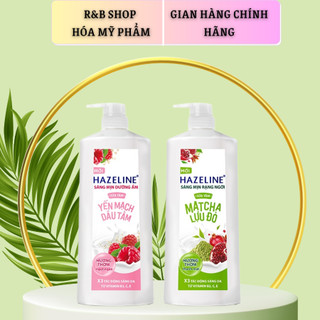 Sữa tắm dưỡng thể thiên nhiên trắng sáng da Hazeline 900g