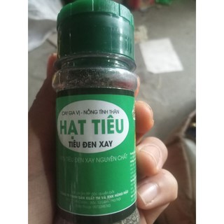 Hạt tiêu đen xây,thơm,ngon,lọ 25g