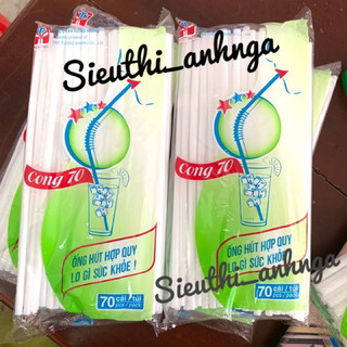 Ống Hút Hợp Quy Túi 70 Chiếc