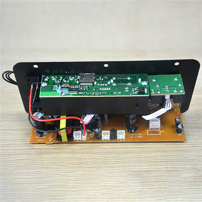 Bảng khuếch đại âm thanh Bluetooth 120W Subwoofer Mô-đun khuếch đại micro kép 4 Ohm 8-12 inch Loa 12/24V/220V