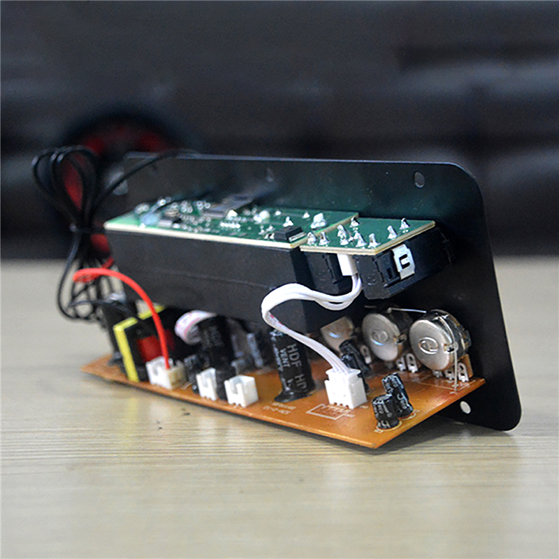 Bảng khuếch đại âm thanh Bluetooth 120W Subwoofer Mô-đun khuếch đại micro kép 4 Ohm 8-12 inch Loa 12/24V/220V