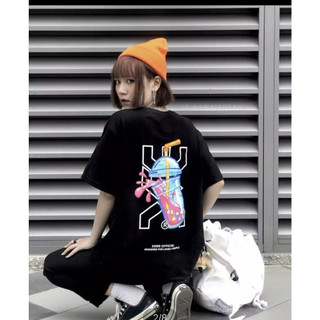 Áo thun tay lỡ unisex form rộng ABOBA, Áo phông nam nữ ulzzang